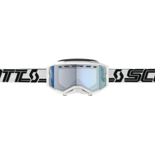 Load image into Gallery viewer, Fury Snowcross Goggle White/ Black Blue Lens