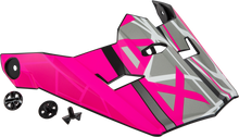 Load image into Gallery viewer, Visor W/Screws Mega Mx 46 Matte Black/Neon Pink Xs Sm