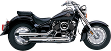 Load image into Gallery viewer, Blvd Slashcut Slip On Chrome Yam V Star 650