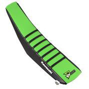 Load image into Gallery viewer, Seat Cover Black/Green Black Ribs Kx450