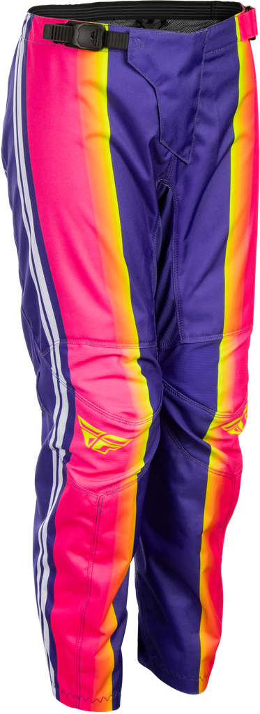 Youth F 16 Raze Pants Purple/Pink/Yellow Sz 26