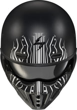 Load image into Gallery viewer, Covert X Open Face Helmet Tribe Matte Black/White Xl