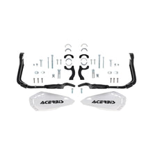 Load image into Gallery viewer, ACERBIS Firstmoto handguards for mini motorcycles, black plastic guards with mounting brackets, designed for bike protection.