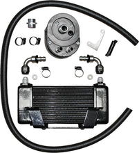 Load image into Gallery viewer, Lowmount 10 Row Oil Cooler Black