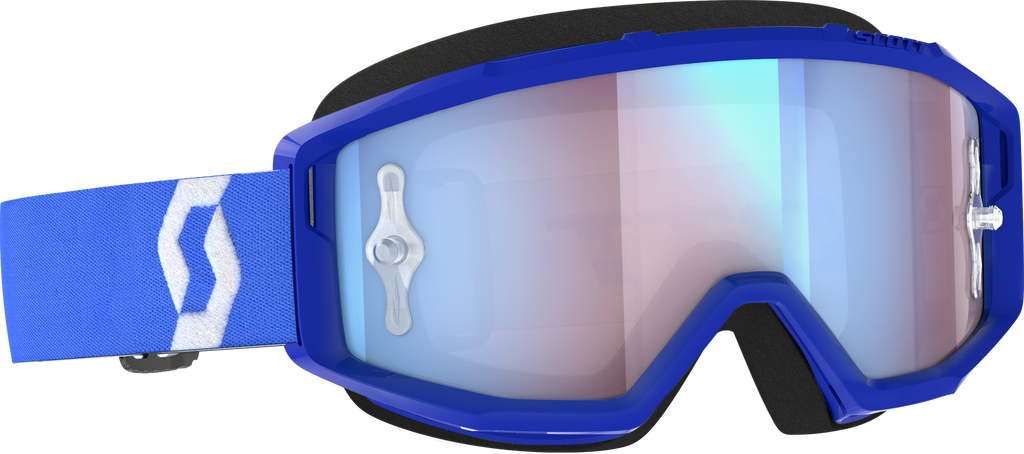 Primal Goggle Blue/White Blue Chrome Works