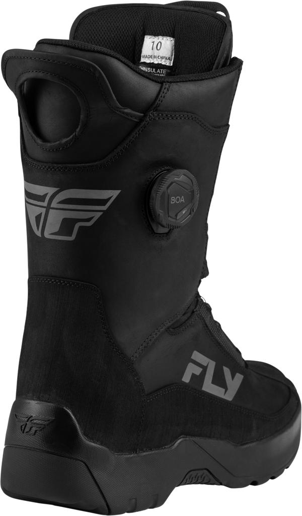 Inversion Double Boa Boot Black Sz 14