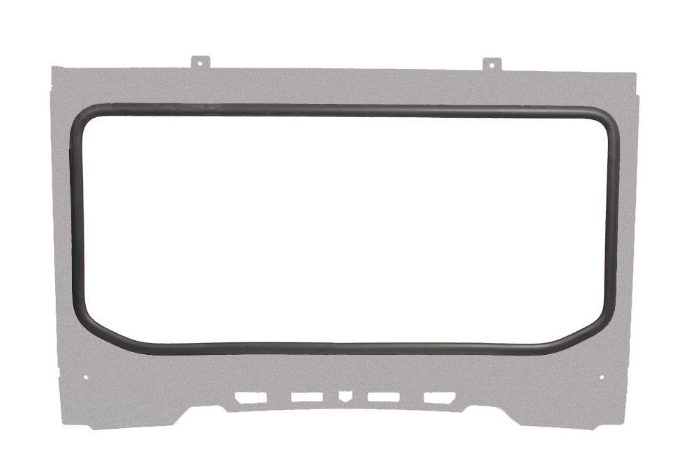 Front Windshield Sparkle Silver Metallic