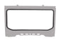 Front Windshield Sparkle Silver Metallic