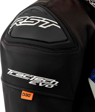 Load image into Gallery viewer, Tractech Evo D3o Jacket Blk/Blue Leather Md