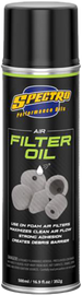 SPECTRO Foam Air Filter Oil Spray bottle, 16.9oz, with nozzle for easy application on foam air filters.