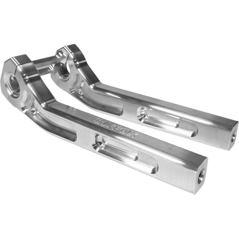 SLYFOX BILLET PULLBACK RISERS RAW HARLEY DAVIDSON MODELS - The Speed Shop Canada
