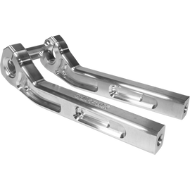 SLYFOX BILLET PULLBACK RISERS RAW HARLEY DAVIDSON MODELS - The Speed Shop Canada