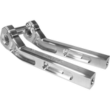 SLYFOX BILLET PULLBACK RISERS RAW HARLEY DAVIDSON MODELS