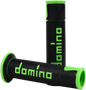 A450 Road Racing Grips Black/Green Pair