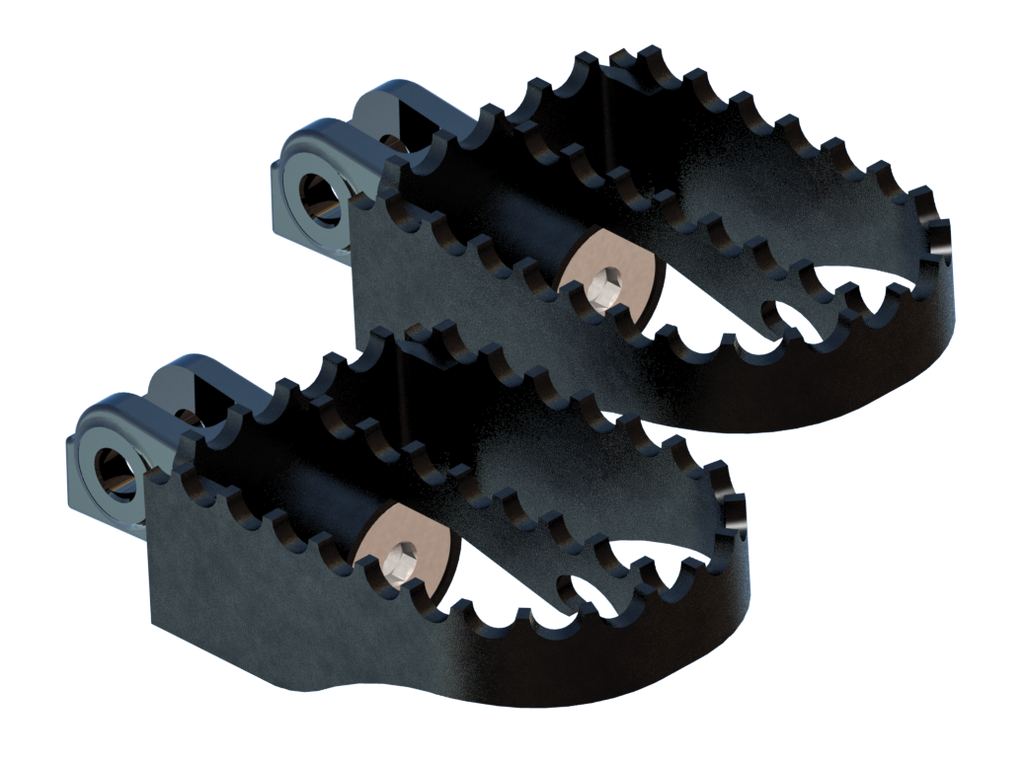 Mx Style Style Foot Pegs Pr Rider Black