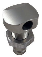 Load image into Gallery viewer, Billet Thru Hull Water Fitting Polished 3/8" 90 Deg.