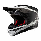 alpine star Supertech S-M10 Ampress Helmet Black/White Matt Md 482-9043M