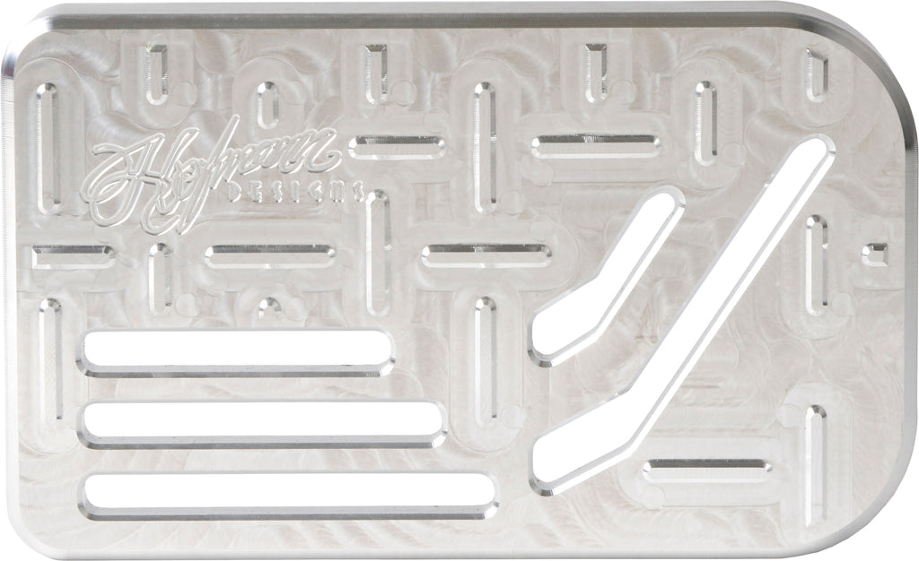 H/D Billet Brake Pedal Pad Raw Flt