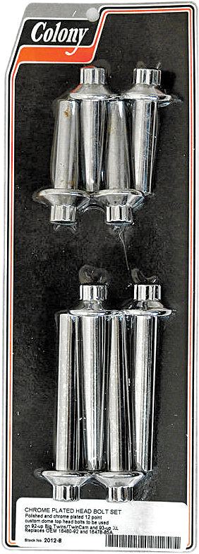 Cylinder Head Bolt Set Chrome