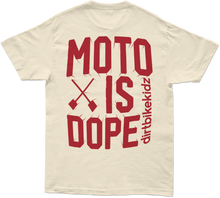 Load image into Gallery viewer, Moto Is Dope Tee Cream Sm