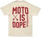 Moto Is Dope Tee Cream Sm