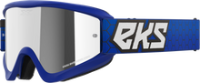 Load image into Gallery viewer, Flat Out Mirror Goggle Royal Blue Silver Mirror