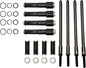 Speedy Push Rods / Covers Black `17 25 M8