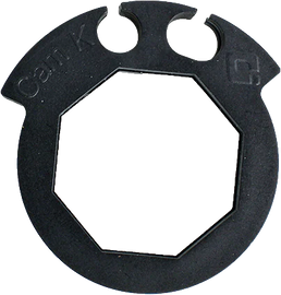 ODI Throttle Cams Cam K grips for motorcycles, showing close-up of black rubber grips with textured surface and branding details.