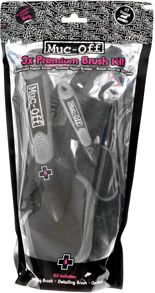 3x Brush Set