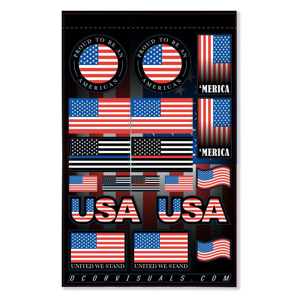 Usa Sticker Sheet