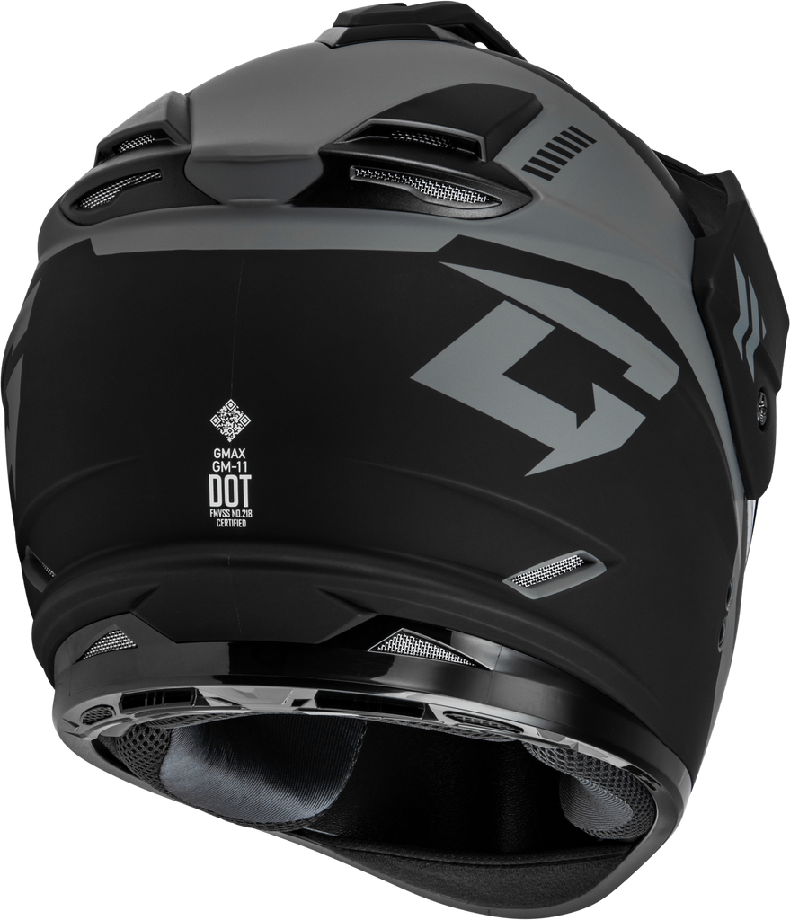 Gm 11 Ronin Helmet Matte Black/Silver Lg