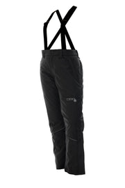 Black DSG Trail Dropseat Bib pants in XS size, featuring a dropseat design and ergonomic fit for mountain biking or outdoor activities.
