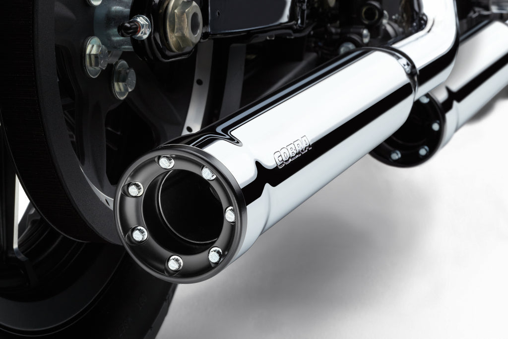 3" Rpt Slip Ons Chrome Sportster 14 24