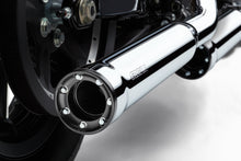 Load image into Gallery viewer, 3" Rpt Slip Ons Chrome Sportster 04 13