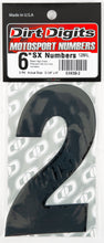 Load image into Gallery viewer, #2 6" Black Super X Digits 3/Pk
