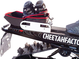CFR Qp Bag luggage with durable fabric and multiple compartments, shown in a side view with handles and wheels.