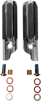Clamp On Pegs Chr W/ Rubber Strips