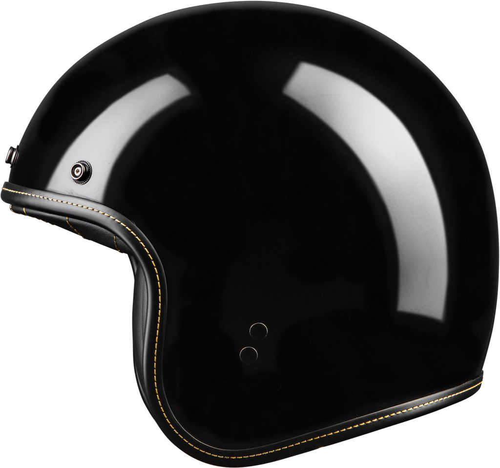 .38 Retro Helmet Gloss Black Md