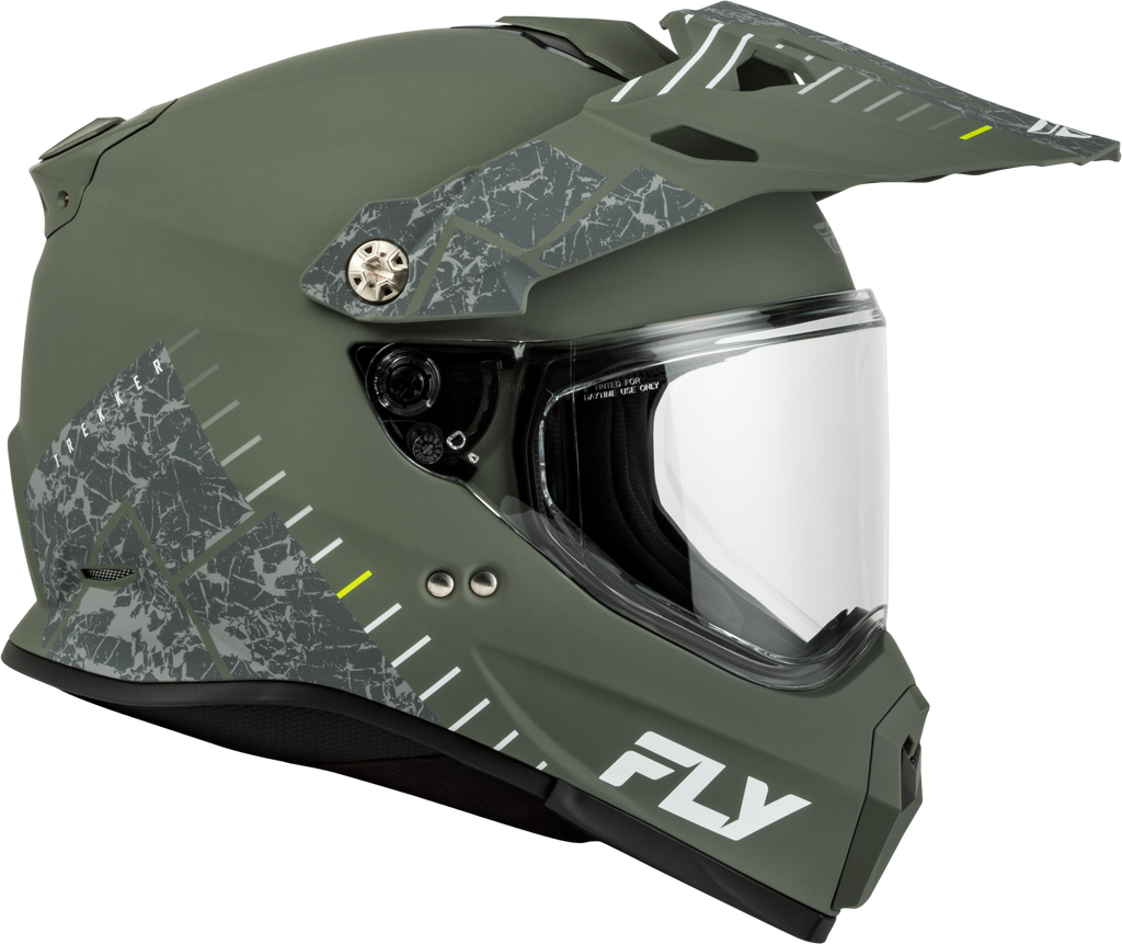 Fly Trekker Granite Helmet Matte Sage/Grey Md