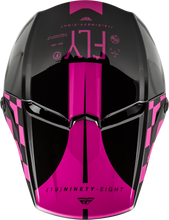 Load image into Gallery viewer, Yth Kinetic Lite Rival Helmet Gloss Black/Pink Ym