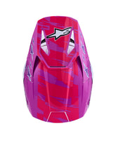 Load image into Gallery viewer, S M3 Falcon Helmet Ece06/Dot Prpl/Wht/Blk/Pink Fl Gl Md