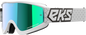 Flat Out Mirror Goggle White/Black Blue Mirror
