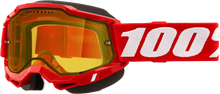 Load image into Gallery viewer, Accuri 2 Snowmobile Goggle Neon Red Yellow Lens