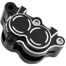 ARLEN NESS FRONT BRAKE CALIPER LEFT BLACK HARLEY SOFTAIL/DYNA 08-17 - The Speed Shop Canada
