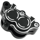ARLEN NESS FRONT BRAKE CALIPER LEFT BLACK HARLEY SOFTAIL/DYNA 08-17