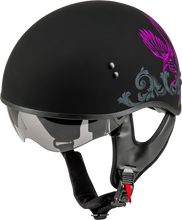 Load image into Gallery viewer, Hh 65 Corvus Helmet Matte Black/Purple/Grey Xs
