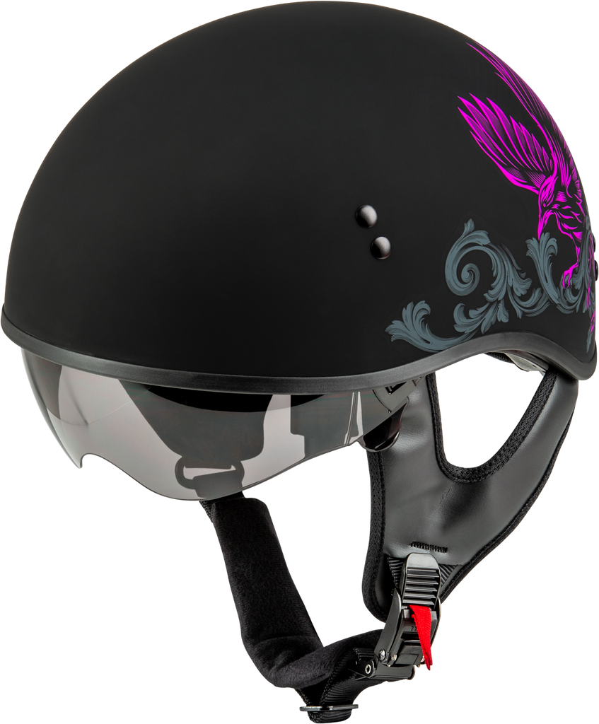 Hh 65 Corvus Helmet Matte Black/Purple/Grey Sm