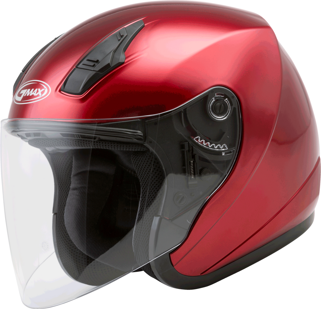 Of 17 Open Face Helmet Candy Red 3x