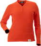 Cozy Waffle Shirt Poppy Lg