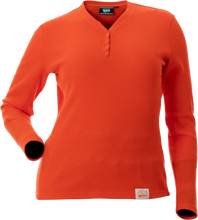 Load image into Gallery viewer, Cozy Waffle Shirt Poppy Sm
